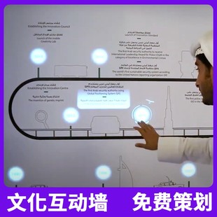 魔法墙面全息互动投影触摸文化墙翻书动画内容定制企展厅装置科技艺术业沉浸式裸眼3D体感展馆音乐墙地面游戏