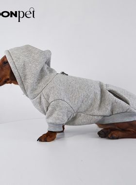 秋冬狗狗猫咪宠物衣服棉加绒保暖连帽狗狗卫衣新年可牵引小狗衣服