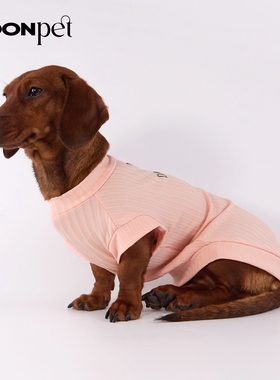 狗狗猫咪宠物衣服夏季透气简约冰丝无袖腊肠比熊博美幼犬小型犬