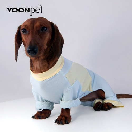春夏狗狗冰丝网眼四腿背心凉衣服