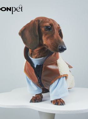 狗狗猫咪宠物保暖秋冬小皮兜羊羔绒马甲腊肠约克夏迷你杜宾比熊