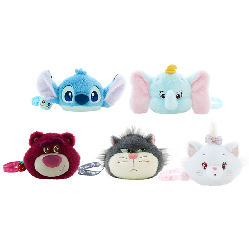 正品迪士尼草莓熊斜挎包毛绒公仔