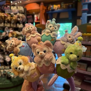 港迪七宝庆典蛋自组发箍毛絨公仔达菲玫玫可琦安露露托尼贝儿头饰