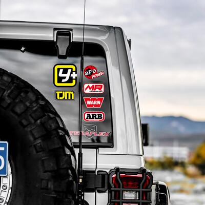 运良改装越野四驱差速锁保险杠车反光贴纸ARB/TJM/WARN/MR/AFE