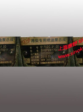 喷油泵6170ZC.31.00 BH6P9W170011和BHT6P9180R6179 6073和6836