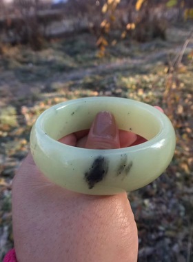 新疆若羌手镯女款天然和田玉