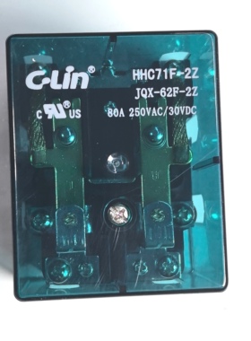 欣灵大功率继电器HHC71F JQX-62F-2Z AC220V 80A两组转换两开两闭
