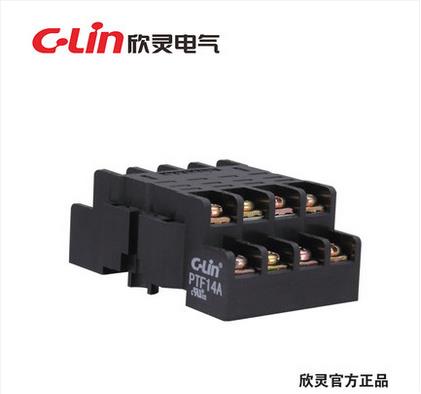 插座PTF-14A 配用HH64P、HHC68A、LY4N、JQX-13F-4Z 欣灵品质底座