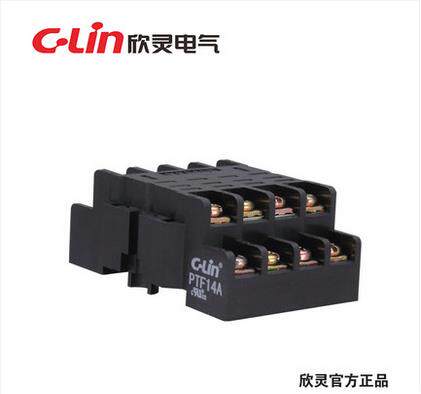 插座PTF-14A 配用HH64P、HHC68A、LY4N、JQX-13F-4Z 欣灵品质底座