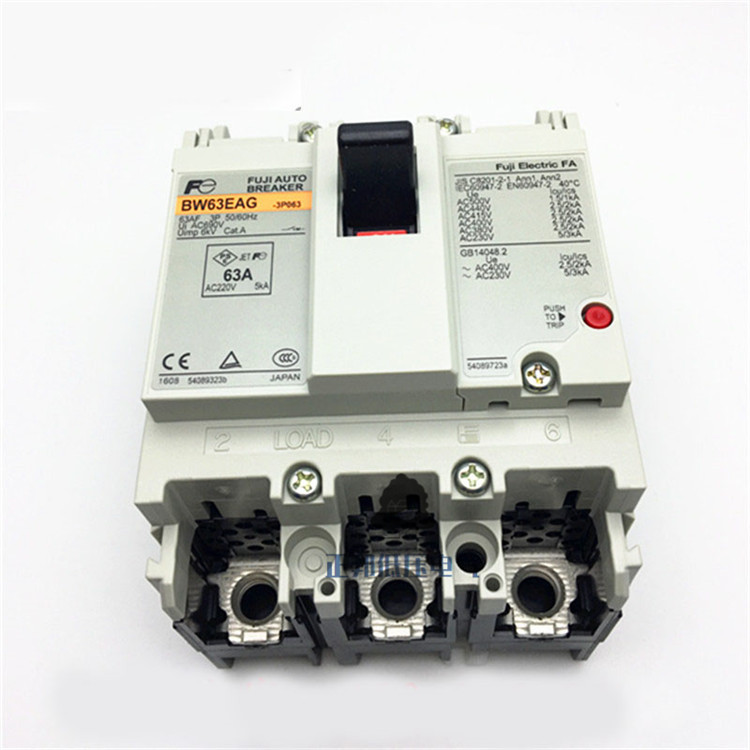 日本富士Fe空气开关 三相断路器BW63EAG 3P 63A 替换EA63C 60A