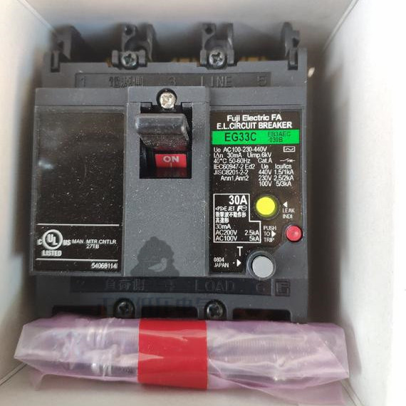 原装正品日本富士Fe漏电保护断路器EG33C 3P 10A质保3年