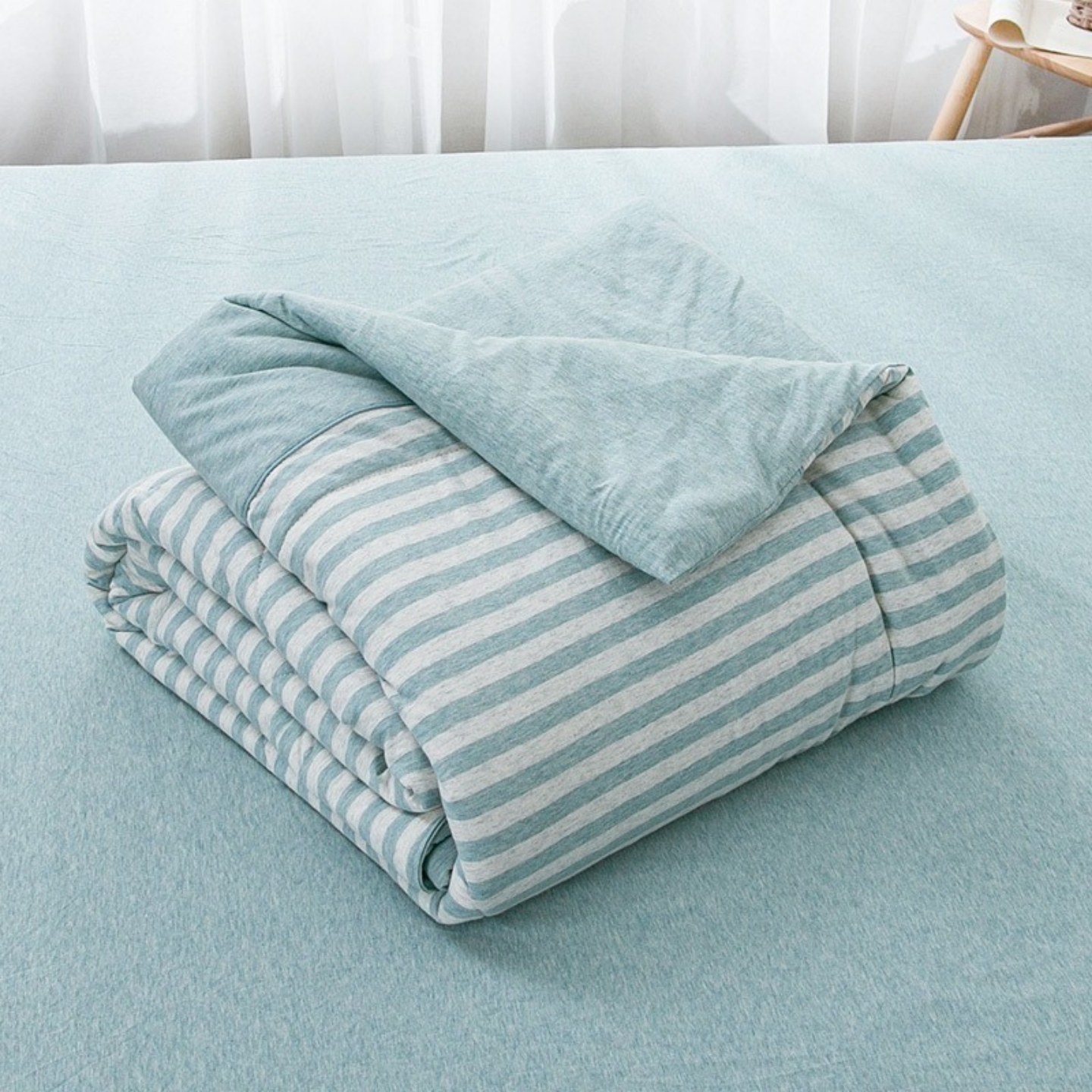 A类天竺棉春秋被子冬季可水洗被