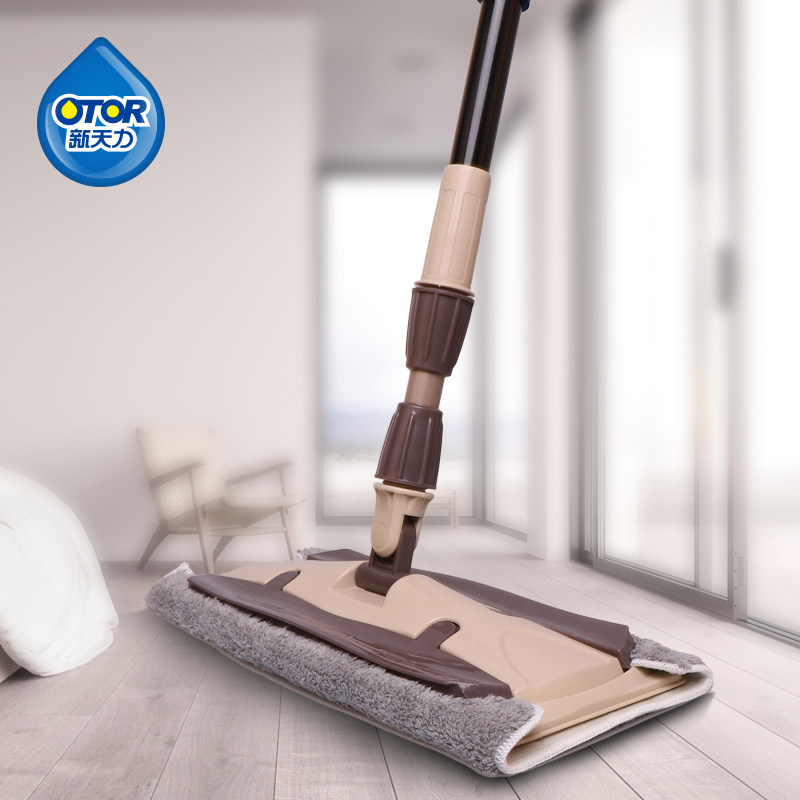 平板拖把木地板换布地砖夹布拖免手洗家用一拖净粘头发灰尘,家庭/个人清洁工具,平板拖把,淘宝优惠券,粉丝福利购,淘宝优惠卷