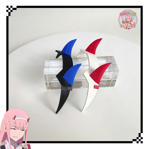 【毛娘家】DARLING in theFRANXX 国家队02女主cos服道具3d头饰