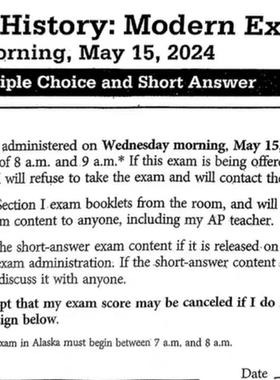 ap世界历史 所见即所得 直拍