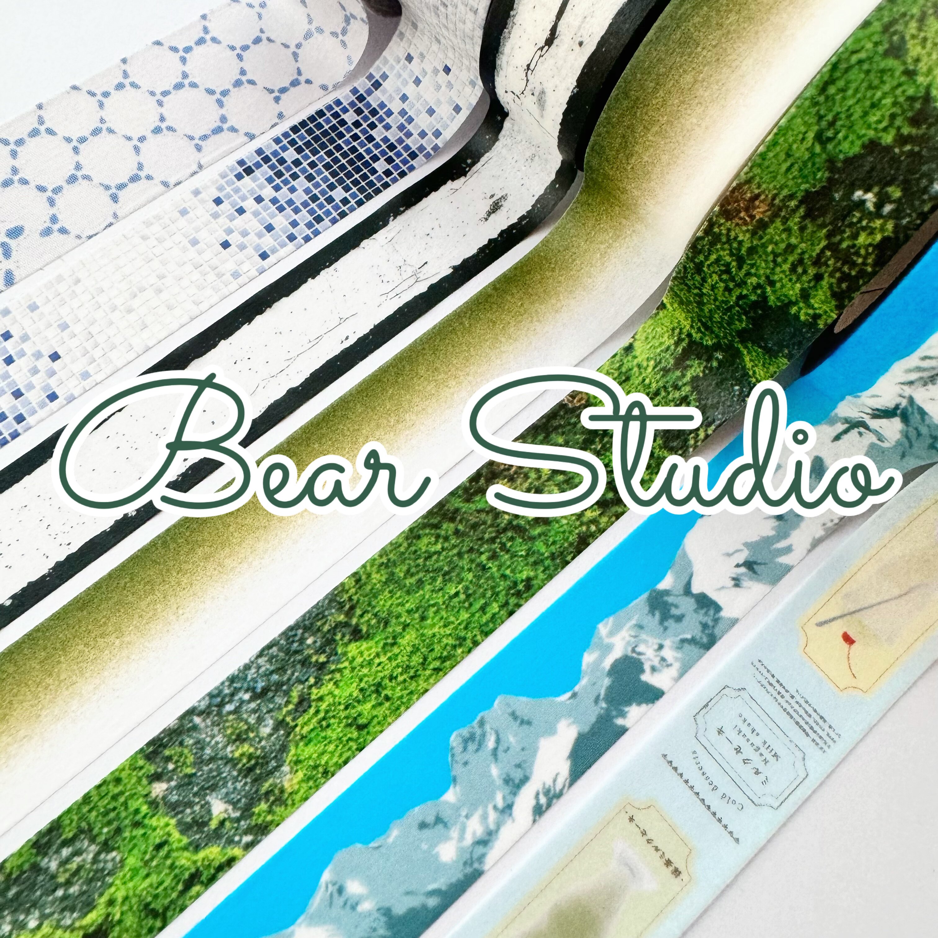 50cm分装 MT胶带分装 蕾丝棉 抹茶 苔藓 雪山 手帐装饰和