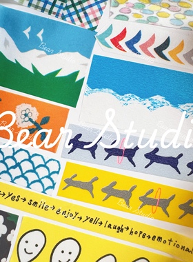 分装|MT胶带分装 雪山 跑兔 笑脸 飞鸟 蝴蝶 黄接龙 手帐拼贴