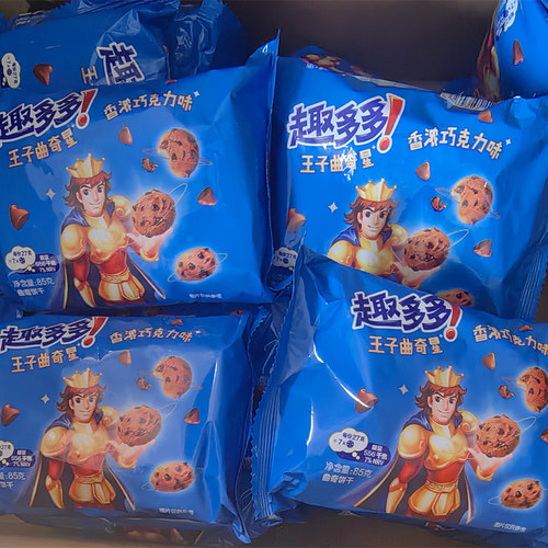 趣多多曲奇星饼干85g曲奇