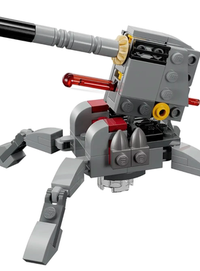 LEGO 乐高积木杀肉 星球大战 75345 AV-7 反车辆大炮 无人仔