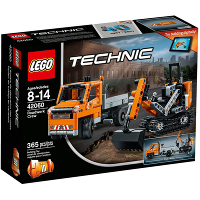 LEGO 乐高 科技TECHNIC 42060 修路工程车组合 儿童益智玩具 绝版