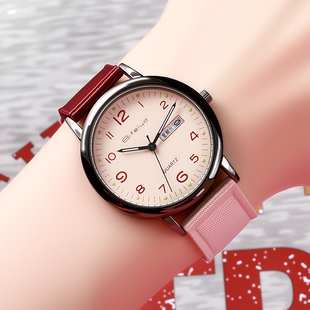 手表女学生初高中儿童男孩女孩初中女生考试专用机械感生日礼物表