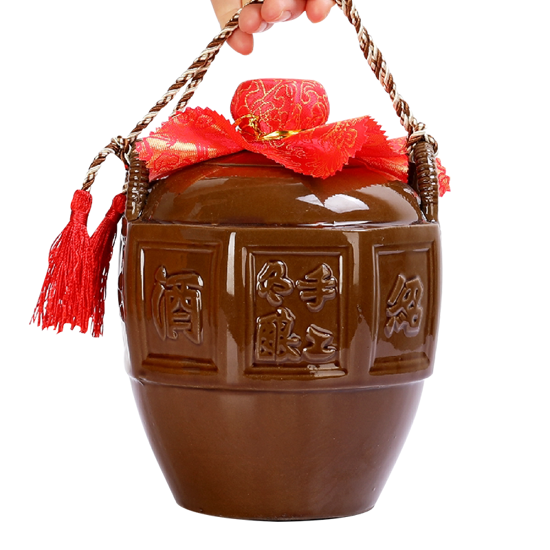 七斤嫂绍兴产黄酒十五年封坛原酒糯米花雕酒加饭酒1.5L陶坛3斤装