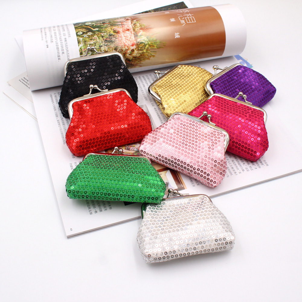 3寸夹子包 可爱迷你亮片零钱硬币小包 小钱包 儿童零钱包 小礼品