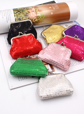 3寸夹子包 可爱迷你亮片零钱硬币小包 小钱包 儿童零钱包 小礼品