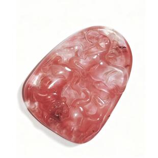 天然红兔毛水晶生肖马虎狗三合火局吊坠饰品本命年鸿开运吉祥物20