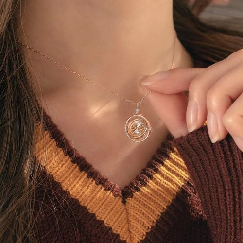 哈利波特OST925银女项链锁骨链