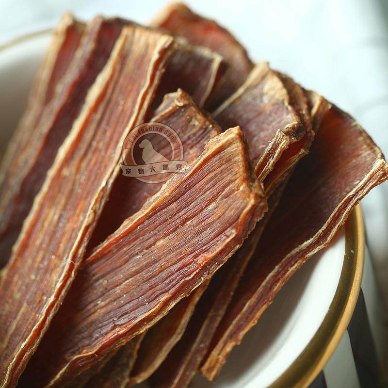 宠物大咖秀手工狗狗零食无添加含防腐剂纯肉营养低脂风干牛肉切片