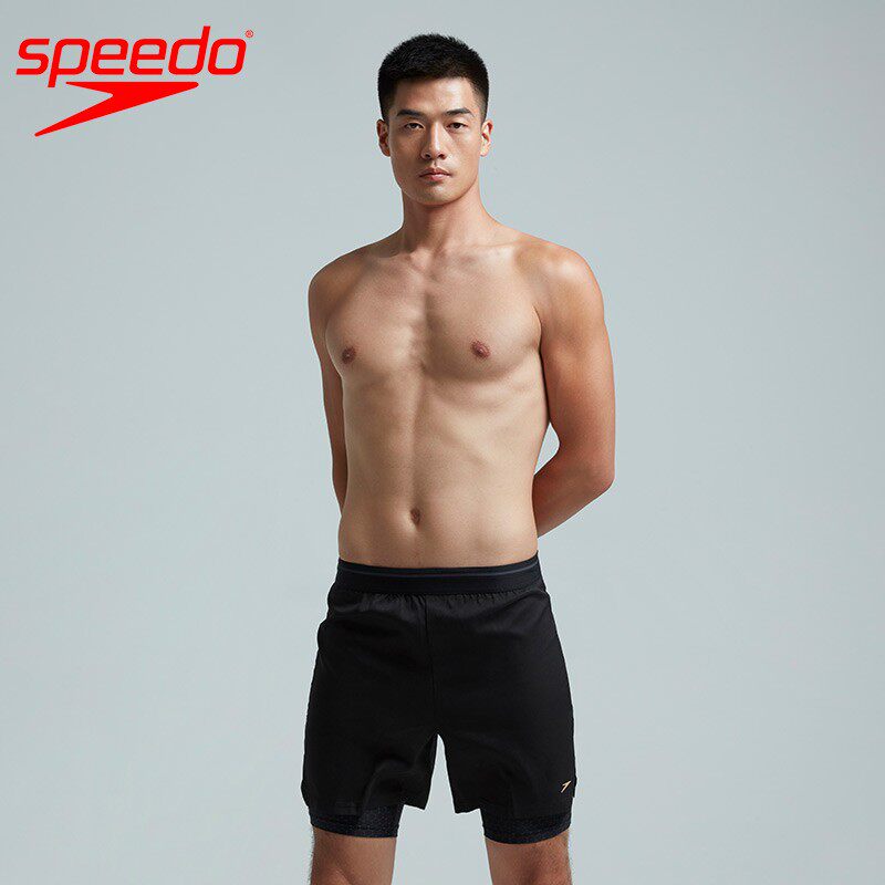 Speedo五分防水抗氯泳裤