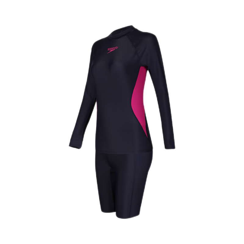 Speedo长袖防晒分体泳衣女