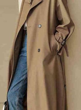 中长款风衣女2025年新款时尚高级感休闲宽松流行气质春季外套女装