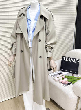 时尚风衣外套女中长款2025年春秋季新款今年流行英伦风高级感大衣
