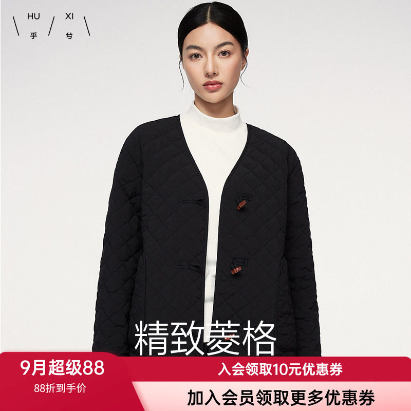 系扣家居服套装乎兮棉衣棉裤