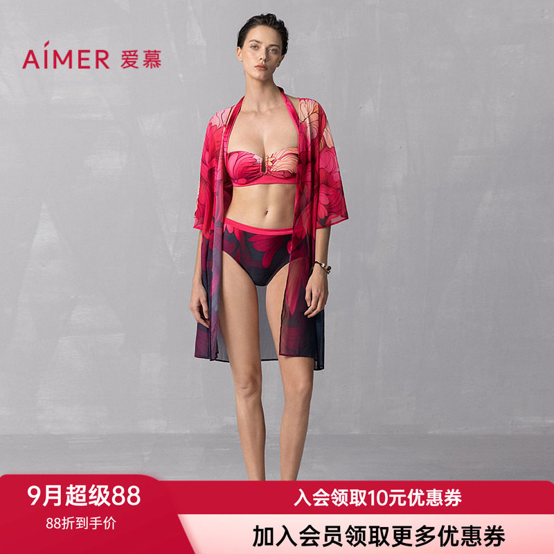 爱慕沙滩温泉性感比基尼