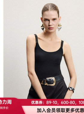 爱慕CHUANG 26年新款女士春夏大罩杯打底带胸垫背心上衣CA722161