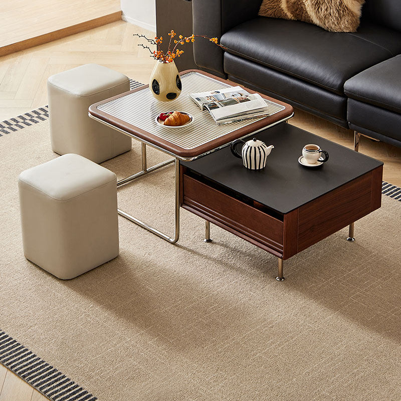 林氏家居复古不占地方的茶几客厅2026新款轻奢高级感网红佛山家具