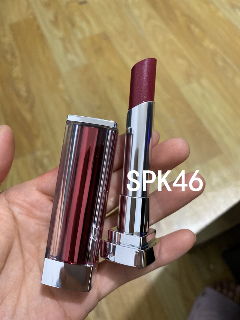 美宝莲绝色持久唇膏小灯管纵情耀星钻口红 3克 SPK46
