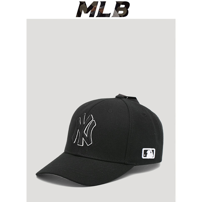 mlb棒球帽子男女夏季专柜正品潮牌洋基NY嘻哈帽防晒遮阳la鸭舌帽