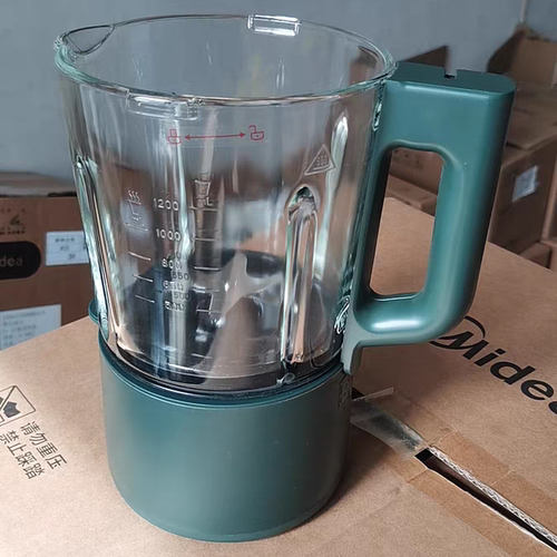 美的破壁机杯体配件MJ-PB80S2/BL80S01/PB80S01搅拌杯玻璃杯