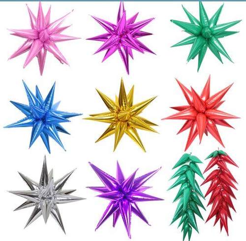 银色铝箔年会派对庆典装饰