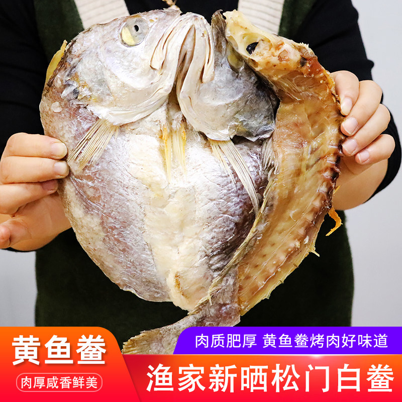 浙江宁波松门白鲞整条大号黄鱼鲞肉厚咸香海鲜水产干货咸鱼干特产