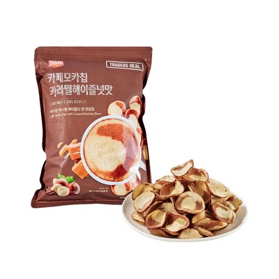 山姆超市代购Traders Deal焦糖榛子味咖啡脆片韩国零食休闲点心