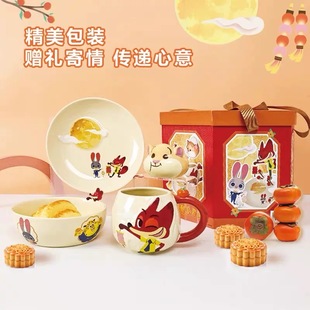 山姆代购 迪士尼疯狂动物城系列儿童餐具4件套可微波洗碗机烤箱