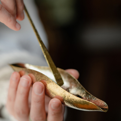 博友制钛纯钛茶则带茶拨