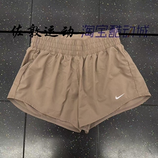 Nike/耐克 Dri-fit 女子运动跑步内衬速干梭织短裤 DX6011-233