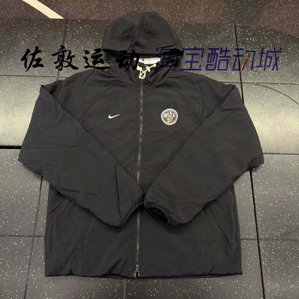 Nike/耐克 男子连帽梭织运动休闲摇粒绒夹克外套 IO7921-010