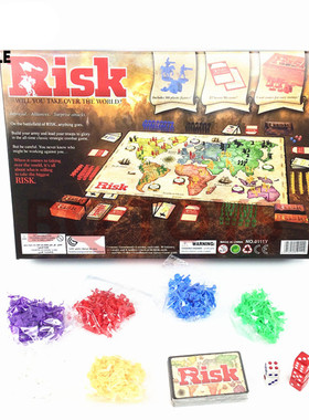 经典英文战争桌游 男孩子益智休闲策略游戏 ENGLISH RISK GAME